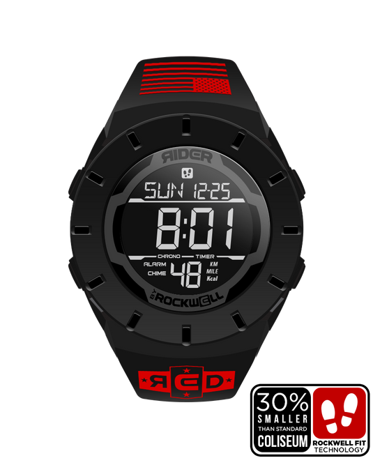 Rockwell Time - Coliseum Fit™ Forum - R.E.D. Edition (Phantom Black) Watch