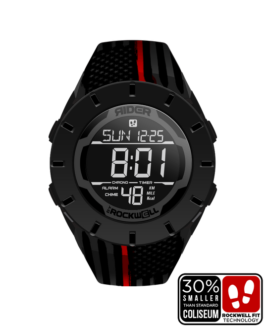 Rockwell Time - Coliseum Fit™ Forum - Firefighter Assault Edition (Phantom Black) Watch