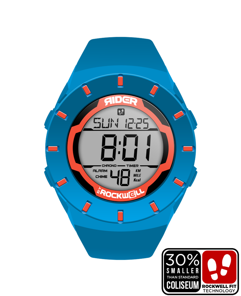 Load image into Gallery viewer, Rockwell Time - Coliseum Fit™ Forum (Shark Blue/Orange) Watch
