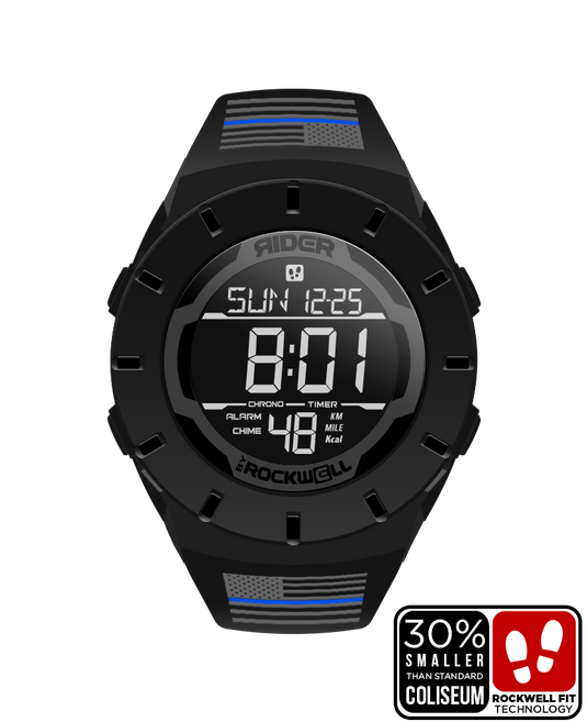 Rockwell Time - Coliseum Fit™ Forum - Police Freedom Edition (Phantom Black) Watch