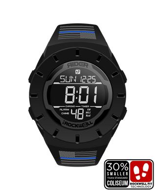 Rockwell Time - Coliseum Fit™ Forum - Police Freedom Edition (Phantom Black) Watch