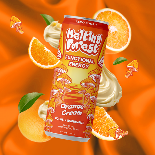 Melting Forest - Mushroom Energy Drink 12 Pack - Variety Pack