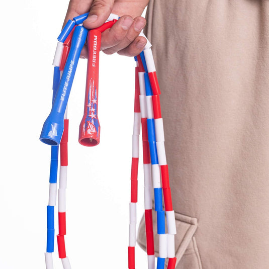 Elite Jumps - FREEDOM - USA Flag Beaded Jump Rope