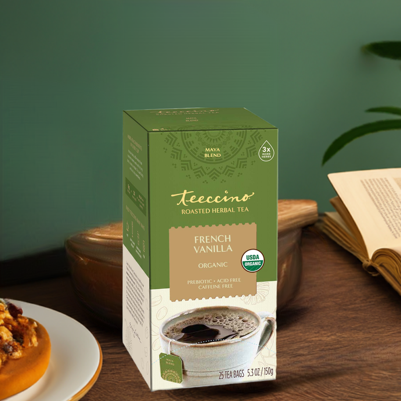 Load image into Gallery viewer, Teeccino - French Vanilla Roasted Herbal Tea
