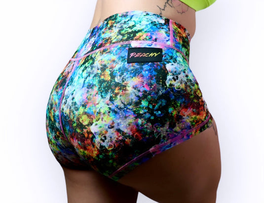 Peachy Athletic - Leopard Twinkle Shorts