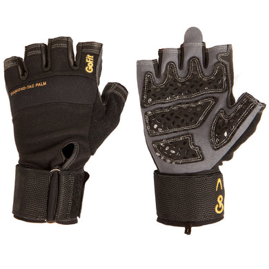 GoFit - Diamond-Tac Wrist Wrap Gloves