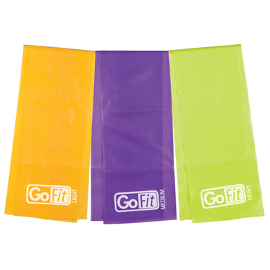 GoFit - Latex-free flat bands (set of 3)
