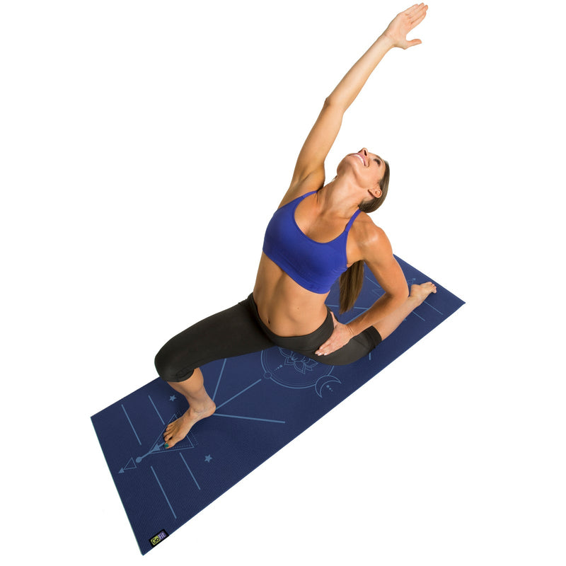 Load image into Gallery viewer, GoFit - Yoga AlignMat™ - Blue

