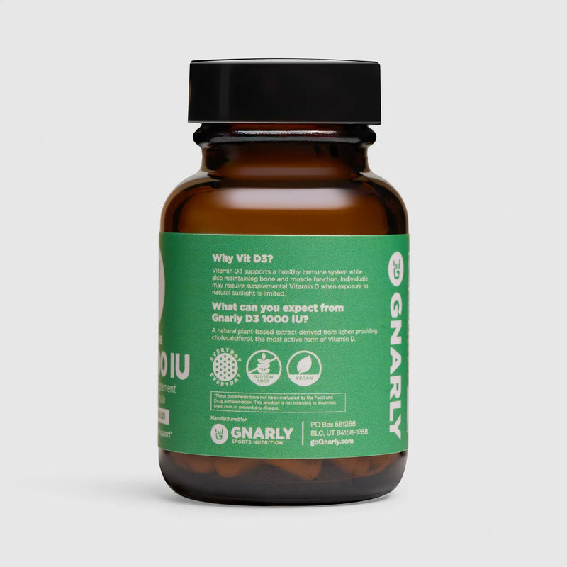 Load image into Gallery viewer, Gnarly Baseline Vitamin D3 - Description Side
