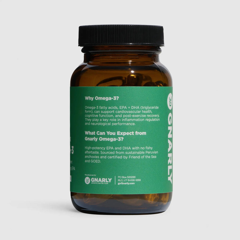 Load image into Gallery viewer, Gnarly Baseline Omega-3 - Back Label
