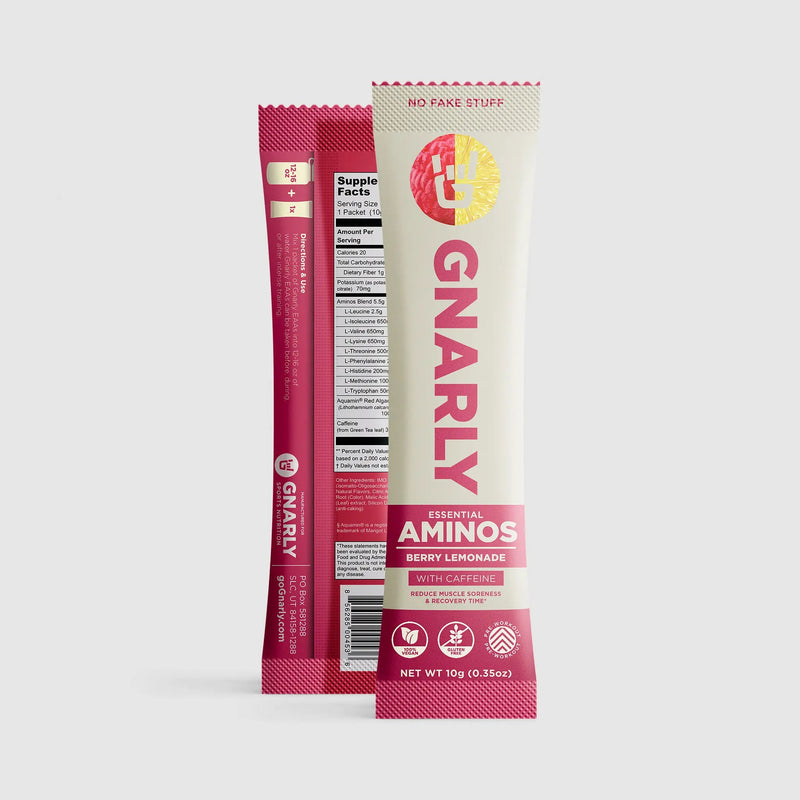 Load image into Gallery viewer, Gnarly Essential Aminos - Single Sticks Caffeinated and Stim-Free
