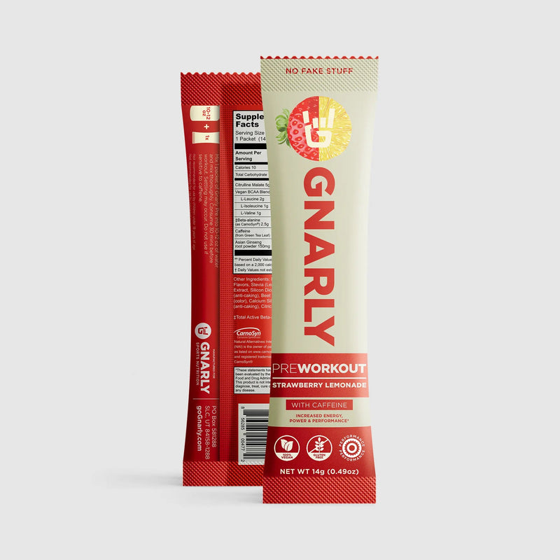 Load image into Gallery viewer, Gnarly Pre-Workout - Individual Sticks Caffeinated and Caffeine-Free
