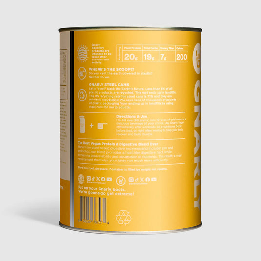 Gnarly Vegan Plant Protein Golden Milk - Ingredients