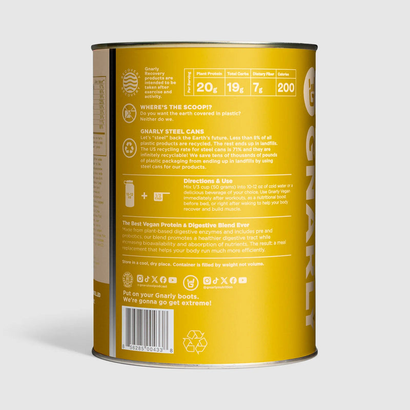 Load image into Gallery viewer, Gnarly Vegan Plant Protein Vanilla - Ingredients
