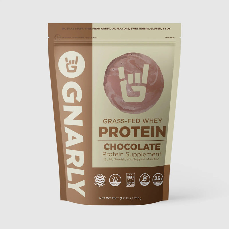Load image into Gallery viewer, Gnarly - Grass-Fed Whey Protein - Chocolate Tub
