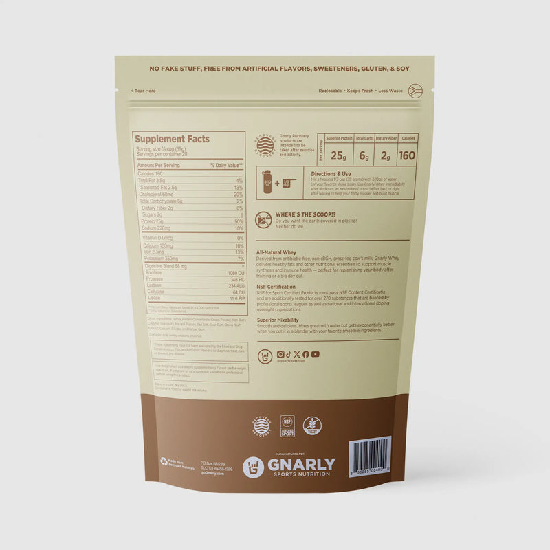 Load image into Gallery viewer, Gnarly Sports Nutrition - Grass-Fed Whey Protein
