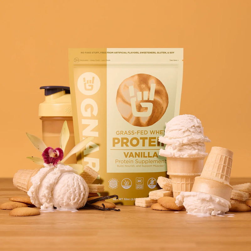 Load image into Gallery viewer, Gnarly Grass-Fed Whey Protein Vanilla - Ingredients
