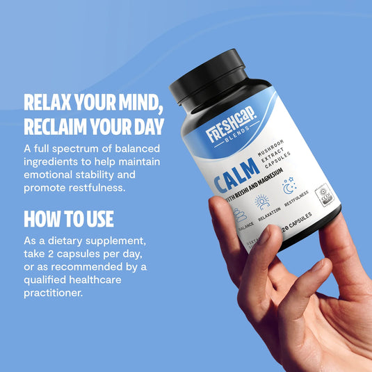 FreshCap Mushrooms - Calm Blend Capsules