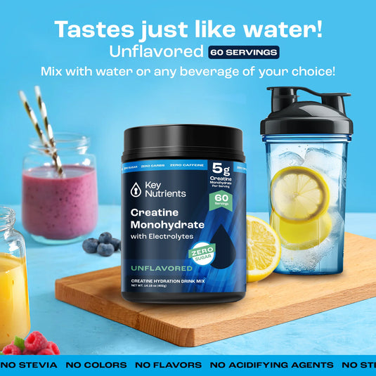 Key Nutrients - Creatine With Electrolytes Powder (Unflavored)