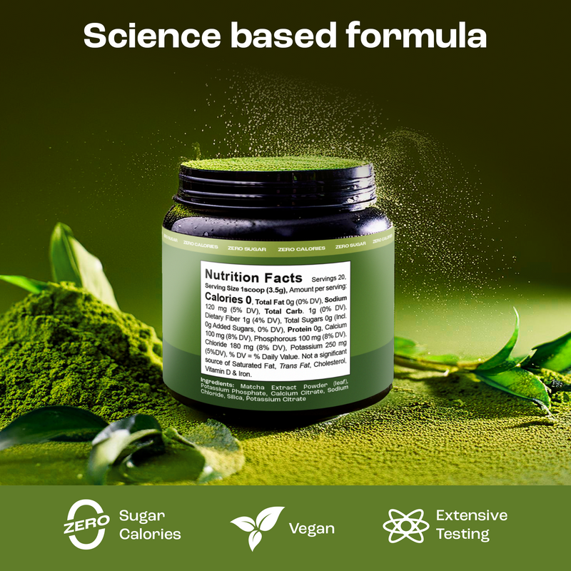 Load image into Gallery viewer, Key Nutrients - Matcha Powder With Electrolytes
