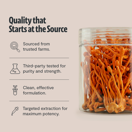 FreshCap Mushrooms - Cordyceps Mushroom Extract Powder