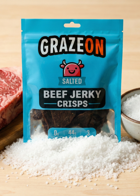 GrazeOn - Salt Beef Crisps (2 oz)
