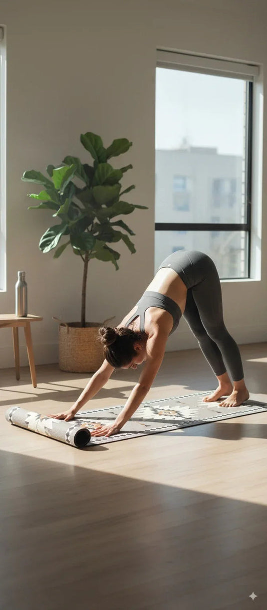 Yune Yoga - Yoga Mat | 6mm Thick | Gray | Non-Slip | Eco Friendly | Yune Yoga | Scorpion Bay