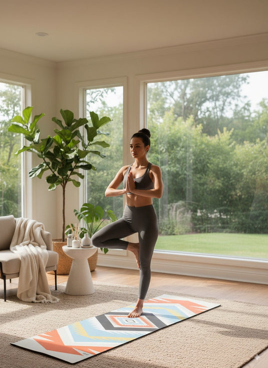 Yune Yoga - Yoga Mat | 6mm Thick | White | Non-Slip | Eco Friendly | Yune Yoga | Juliet