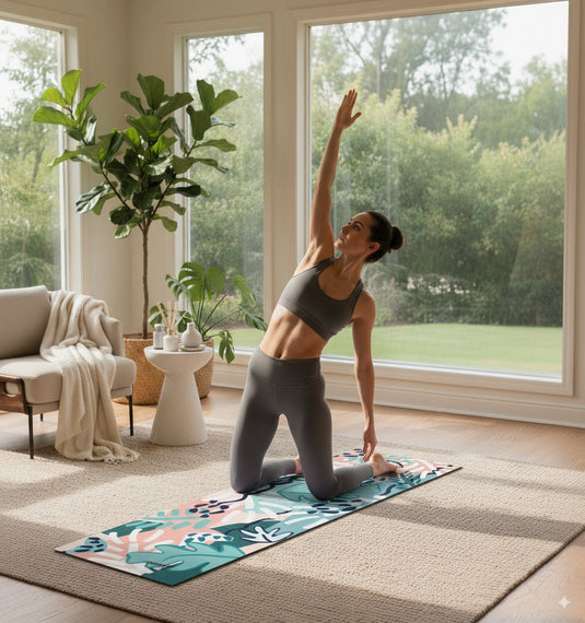 Yune Yoga - Yoga Mat | 6mm Thick | Multicolor| Non-Slip | Eco Friendly | Yune Yoga | Jungle