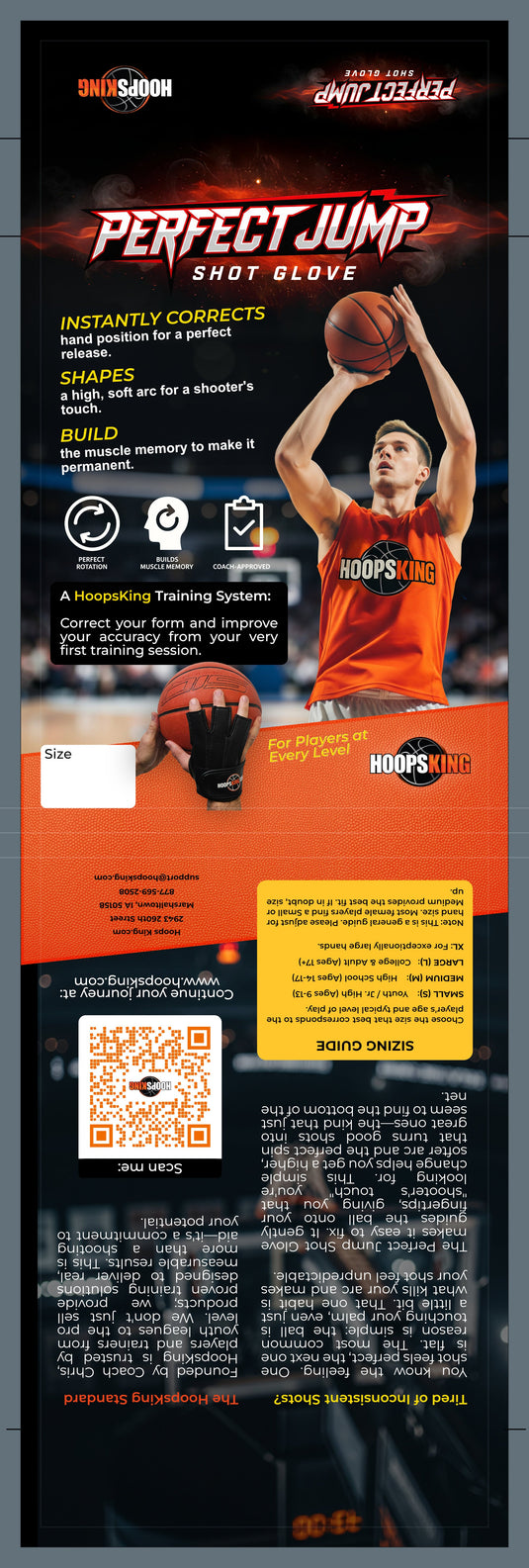 HoopsKing - Perfect Jump Shot Glove | Basketball Shooting Glove