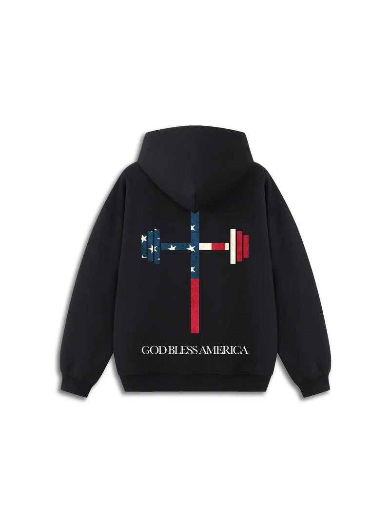 Load image into Gallery viewer, HolStrength - God Bless America Hoodie

