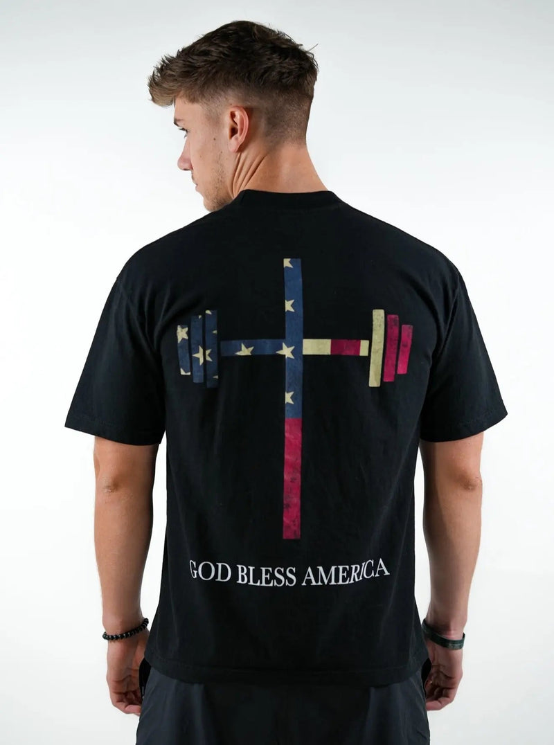 Load image into Gallery viewer, HolStrength - God Bless America Tee
