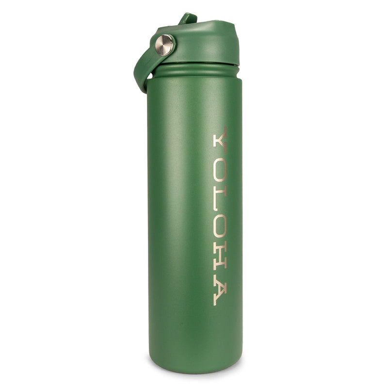 Load image into Gallery viewer, Yoloha Yoga - Green Bottle 25oz
