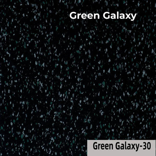 Green Galaxy rubber flooring swatch