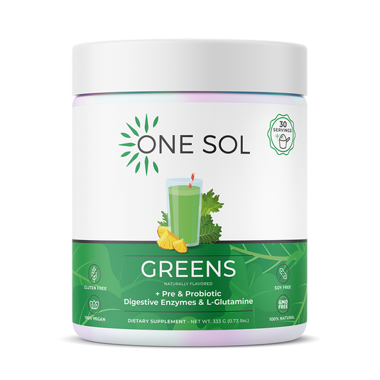 One Sol - Greens + Pre & Probiotic with Digestive Enzymes