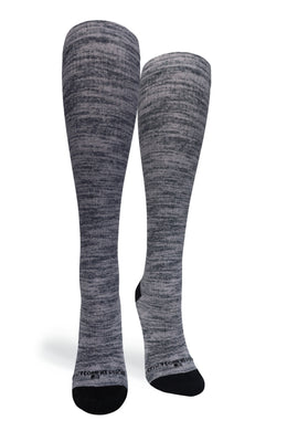 Crazy Compression - Grey Heather - (Standard & Extra Wide)