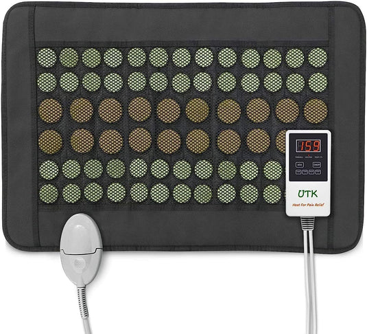iReliev - Far Infrared Natural Jade and Tourmaline Heating Pad, 23.5" x 16"