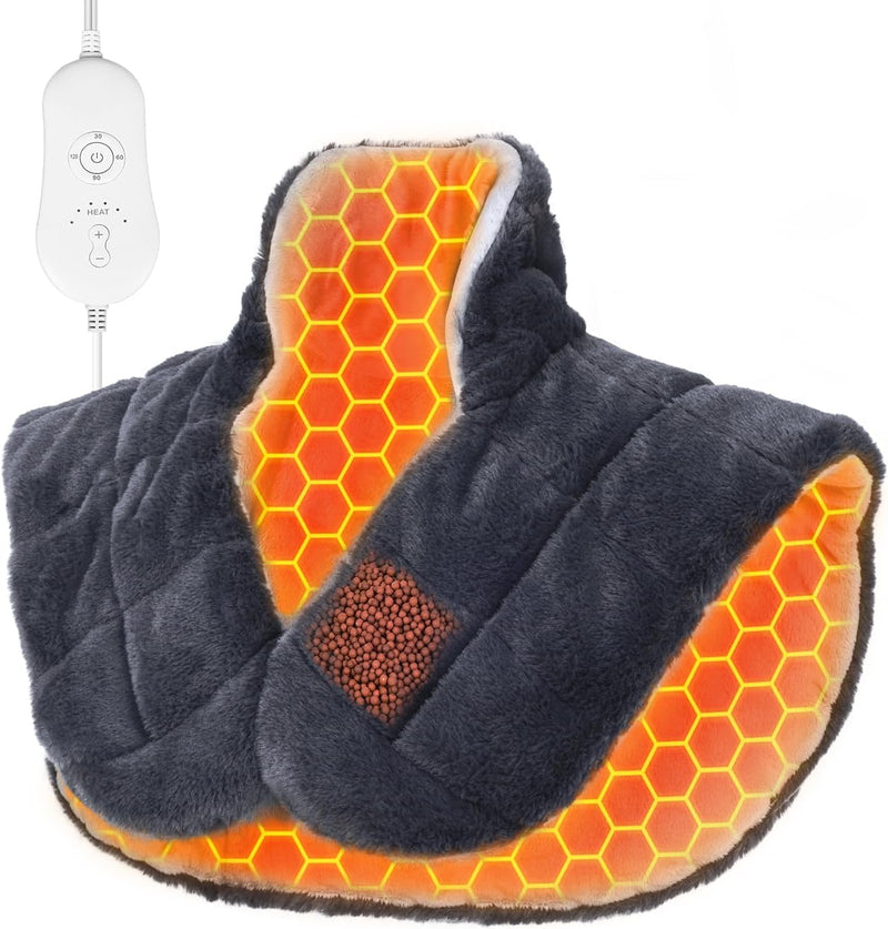 Load image into Gallery viewer, iReliev - Weighted Heating Pad for Neck and Shoulders
