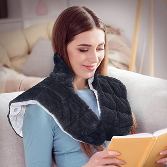 iReliev - Weighted Heating Pad for Neck and Shoulders