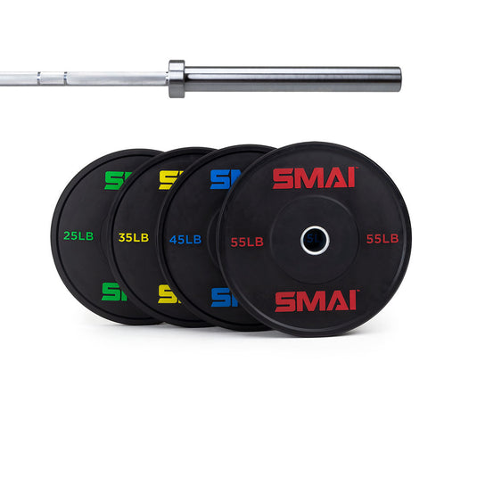 SMAI - 320lb Weight Lifting Package with Barbell