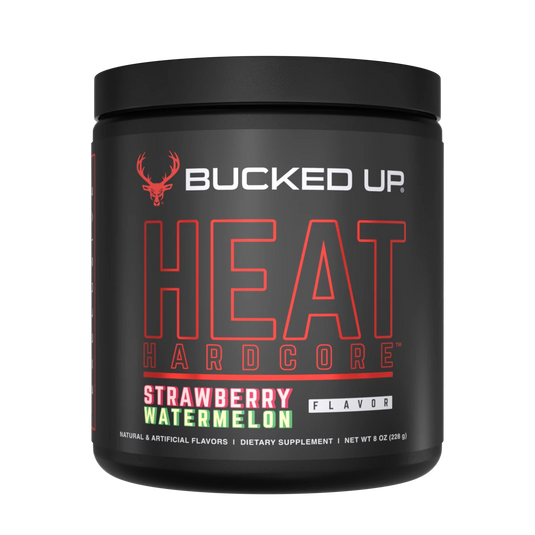 Bucked Up HEAT Hardcore Powder - Strawberry Watermelon