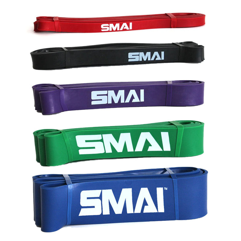 Load image into Gallery viewer, SMAI - Rubber Resistance Bands - Set of 5
