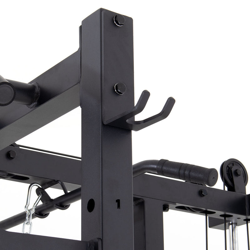 Load image into Gallery viewer, SMAI - Half Power Rack With Cable Machine Lateral Pull Down / Rower
