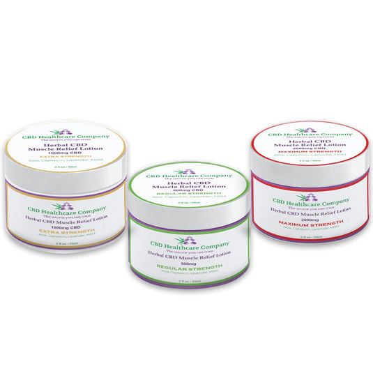 CBD Healthcare Company - Herbal CBD Muscle Relief Lotion