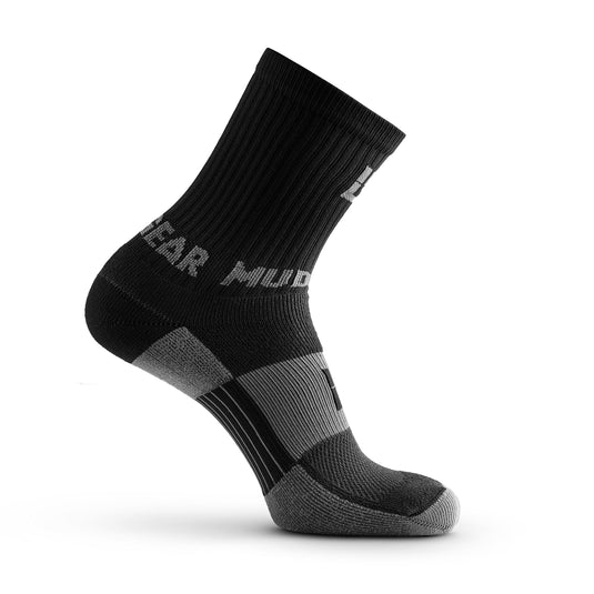 Mudgear - Performance Hiking/Trekking Sock - Black/Gray (2 Pair Pack)