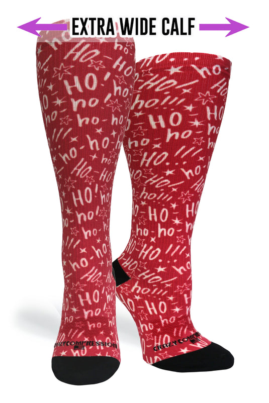 Crazy Compression - Ho Ho Ho! - (Standard & Extra Wide)
