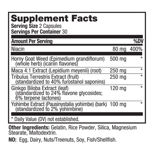 Prolab Nutrition - HGW Herbal Energy & Vitality (60 Count)