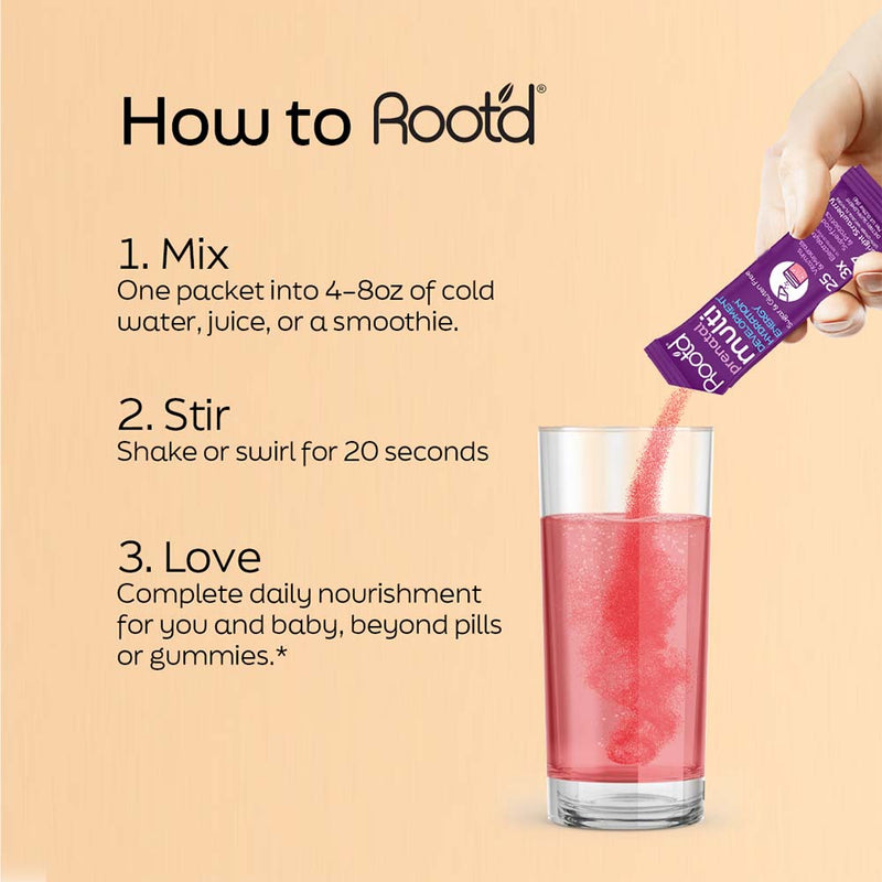 Load image into Gallery viewer, Root'd - Essential Prenatal Nutrition + Electrolytes
