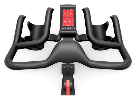 Muscle D Fitness - Life Fitness IC6 Indoor Cycle - Adjustable Handle Bars and Seat - Digital Display - Drink Bottle Holders
