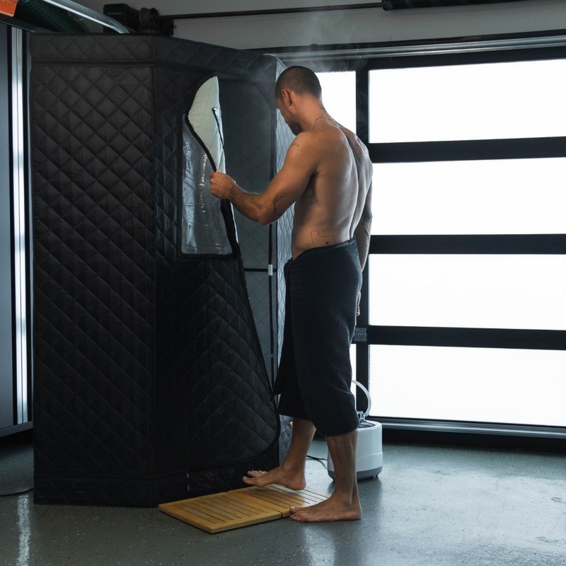 Load image into Gallery viewer, Saunabox - Bamboo Foldable Sauna Mat
